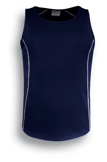 Picture of Bocini, Stitch Mens Stitch Singlet